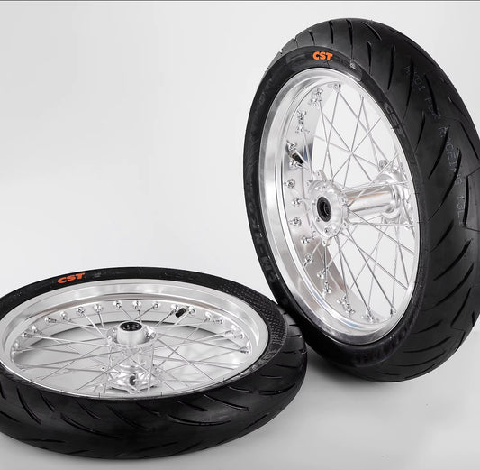 Yozma tuttio chrome rims with spokes 12 inch