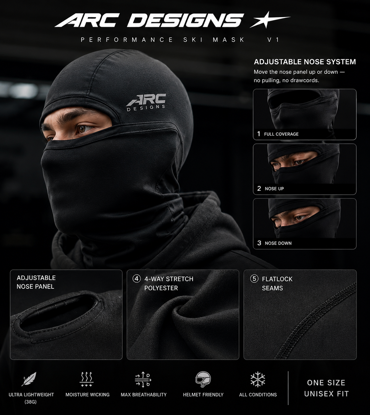 Arc Designs Balaclava (PRE ORDER)