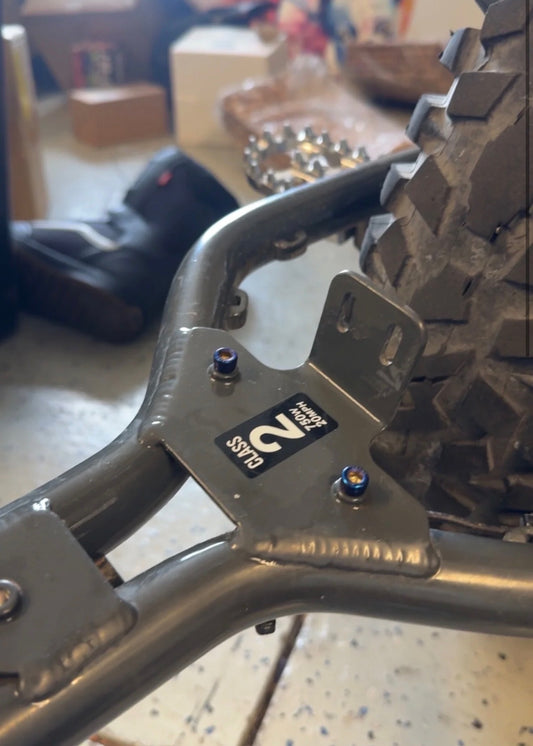 Super 73 Rear MudGuard Titanium